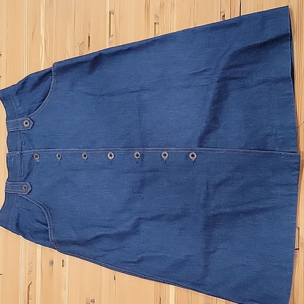 Vintage Koret City Blues Jean Skirt
